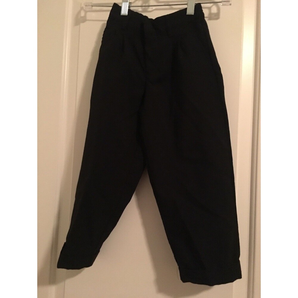 George Boys Dress Pants Slacks Cuffed Bottoms 1pc Size 4 Black
